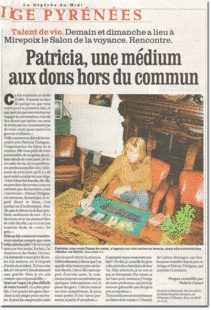 Patricia Tintignac Une Médium au dons hors du commun
